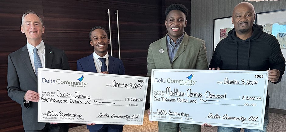 Delta Community HBCU Scholarship recipients