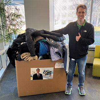 WSB Coat Drive at Delta Community Branch